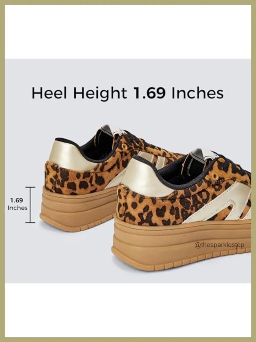 Women's Suede Faux Leather Retro Platform Sneakers, Slip-Resistant Casual Skate